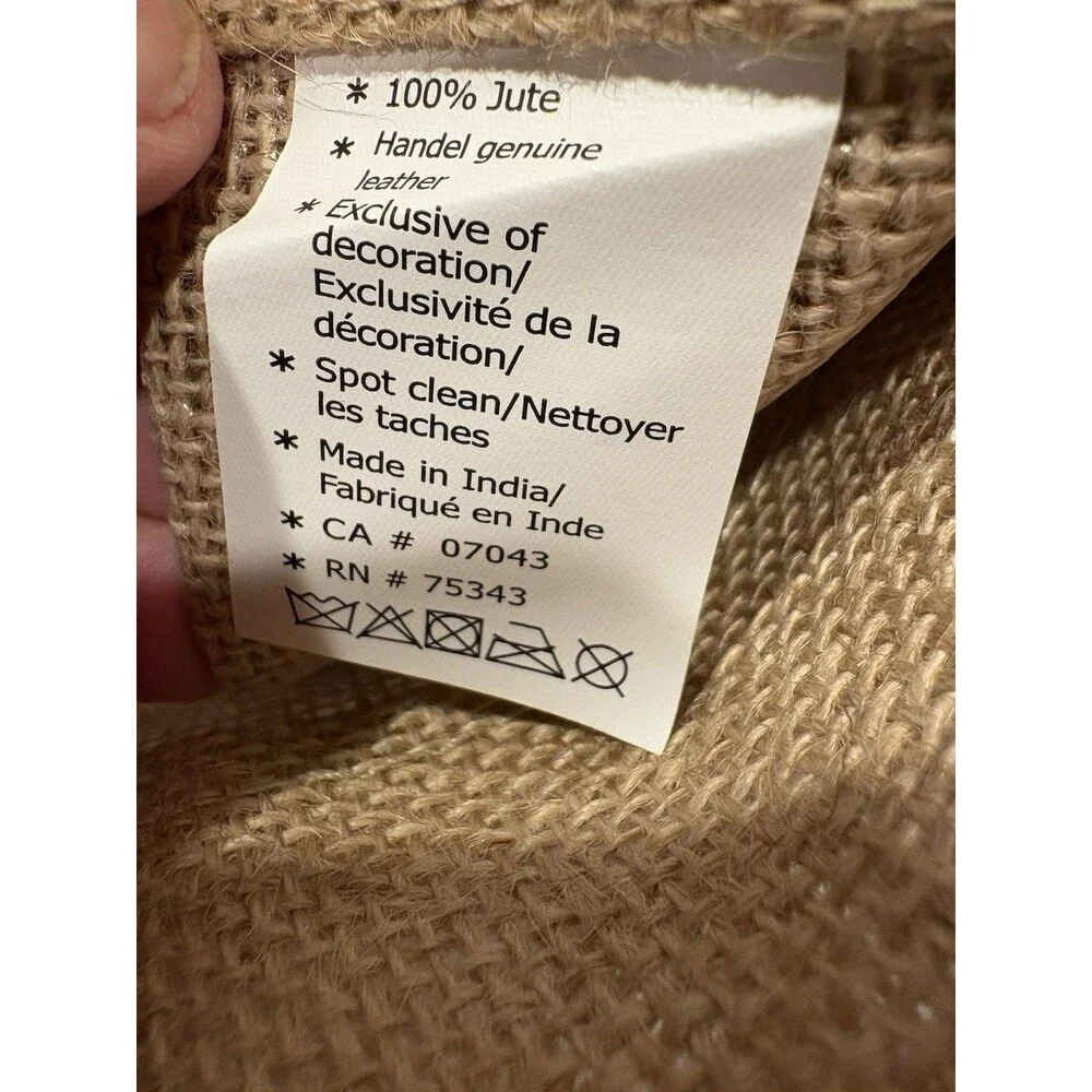 Martha Stewart Canvas Tomato Seeds Tote Bag. Styled like a rustic jute